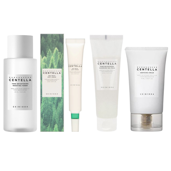 Skin1004 Madagascar Centella مجموعة علاج البقع وتحسين نسيج البشرة