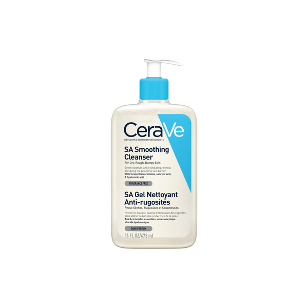 CeraVe SA غسول تنعيم مع حمض الساليسيليك