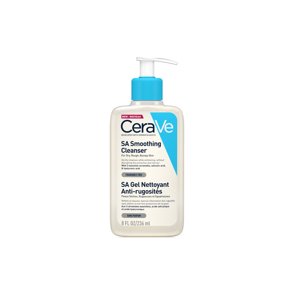 CeraVe SA غسول تنعيم مع حمض الساليسيليك