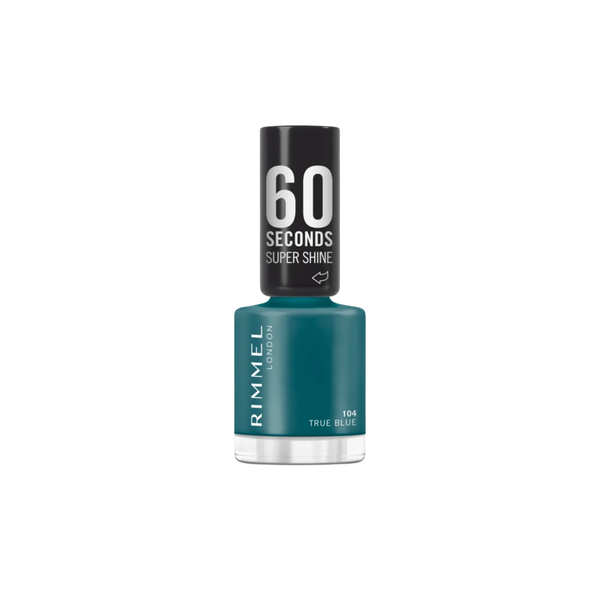 ريمل 60 Seconds Super Shine طلاء أظافر 104 True Blue