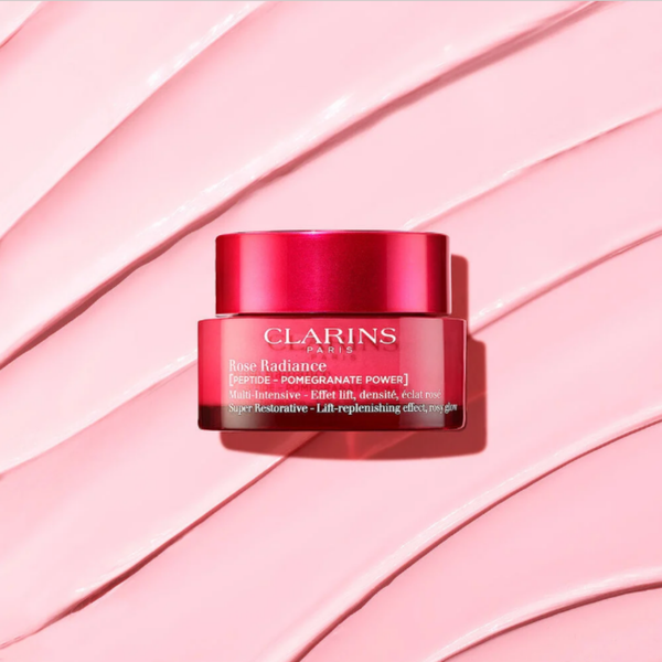 Clarins Day Cream for Mature Skin with Brightening Rose Peptide