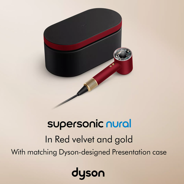 Dyson Dyson Supersonic Nural Professional Hair Dryer HD16 for Curly and Very Curly Hair - Red Velvet/Gold