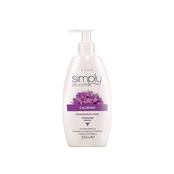 Avon Simply Delicate Calming Fragrance Free Feminine Wash 300ml