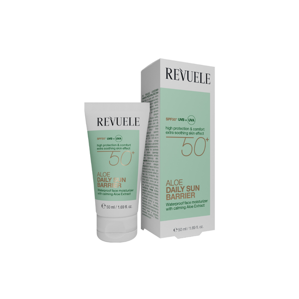 Revuele واقي شمس يومي للوجه مع مستخلص الصبار SPF50 50ml