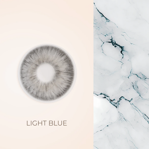 Youmi Beauty Colored Contact Lenses Mykonos Light Blue