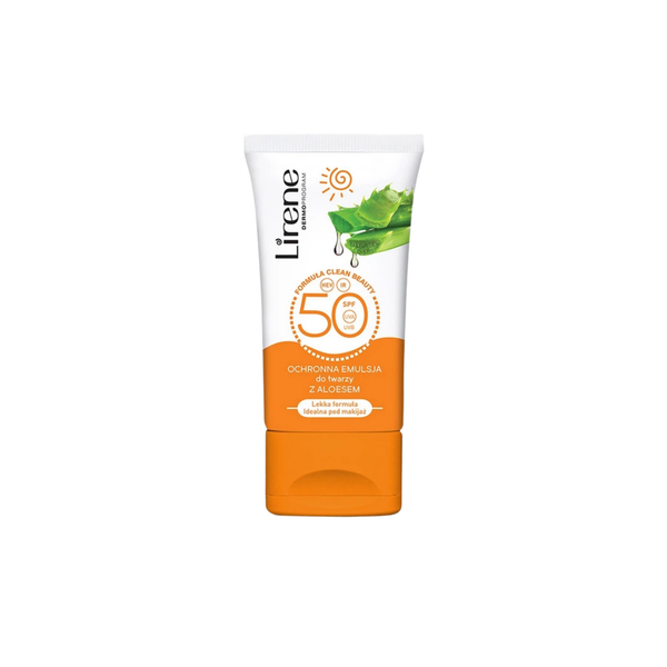 Lirene Lirene Face Sunscreen Cream SPF 50 Protection with Aloe Vera