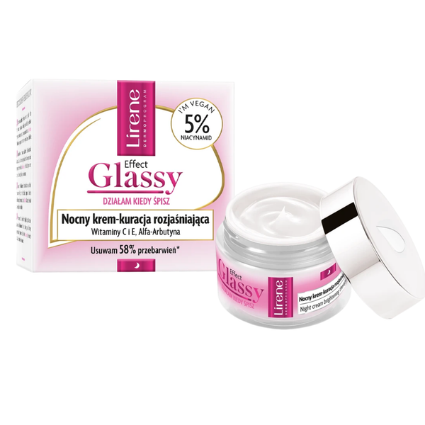 Lirene Lirene Effect Glassy Night Cream Intensive Brightening Treatment