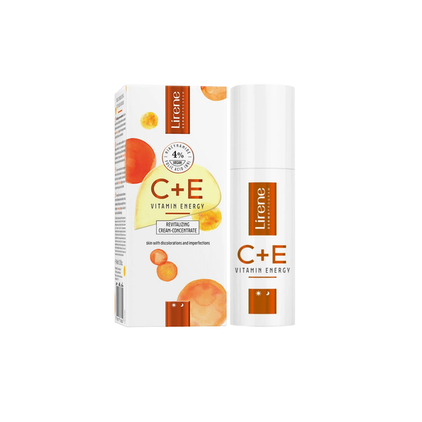 Lirene Lirene C+E Vitamin Energy Serum Cream Concentrate for Revitalizing Skin Vitality