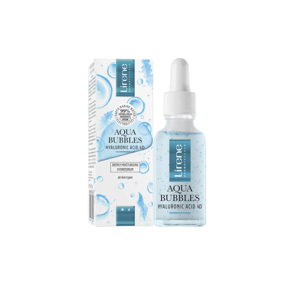 Lirene Lirene Aqua Bubbles Hydro Serum Deep Hydration All Skin Types D4 with Hyaluronic Acid
