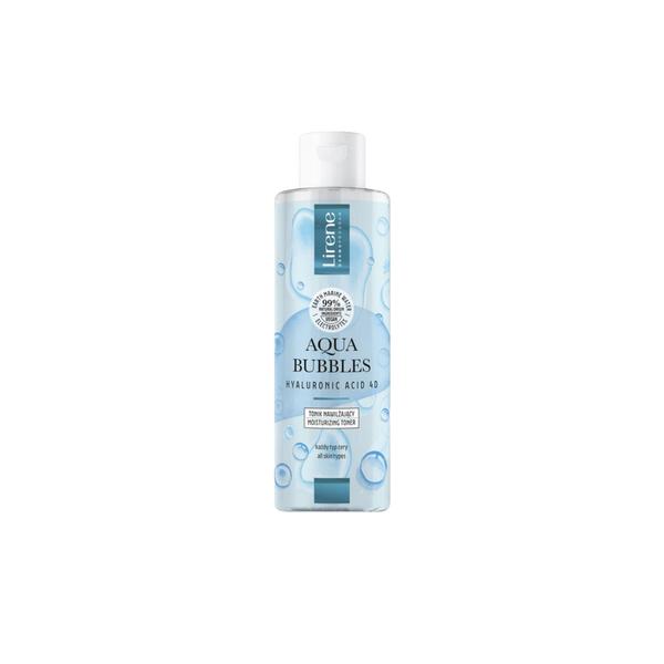 Lirene Lirene Aqua Bubbles Face Toner Moisturizing Purifying D4 with Hyaluronic Acid