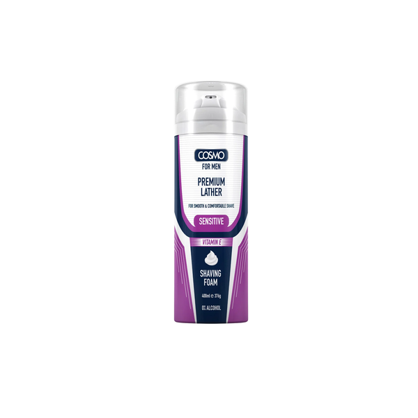 Cosmo For Men Shaving Foam for Sensitive Skin with Vitamin E