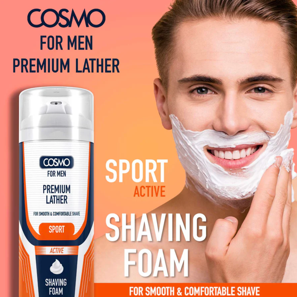 Cosmo For Men Shaving Foam Sport Active