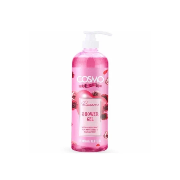 Cosmo Romance Shower Gel with Rose Extract 1000ml