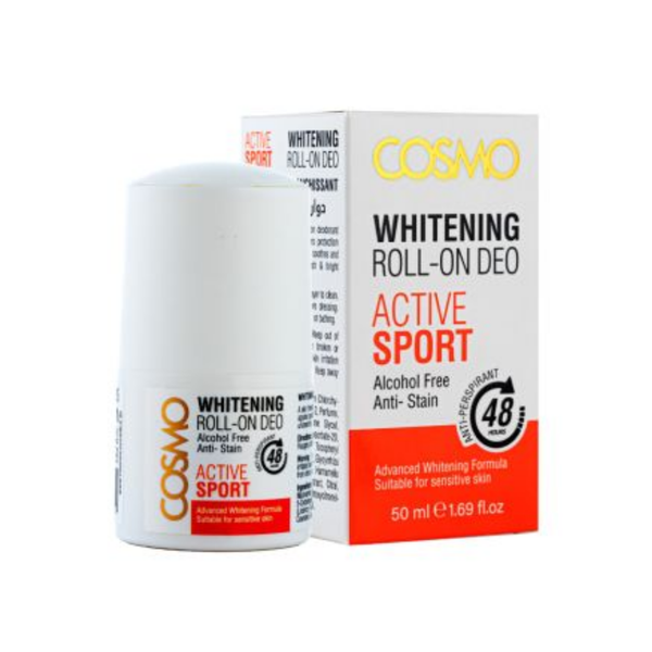 Cosmo Active Sport Whitening Roll On Deo 50ml