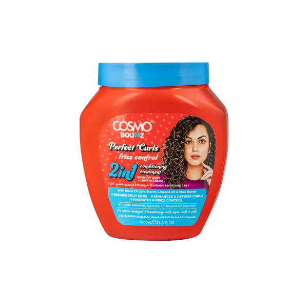 Cosmo Bounce Frizz Control 2 in 1 Treatment and Conditioner for Hair