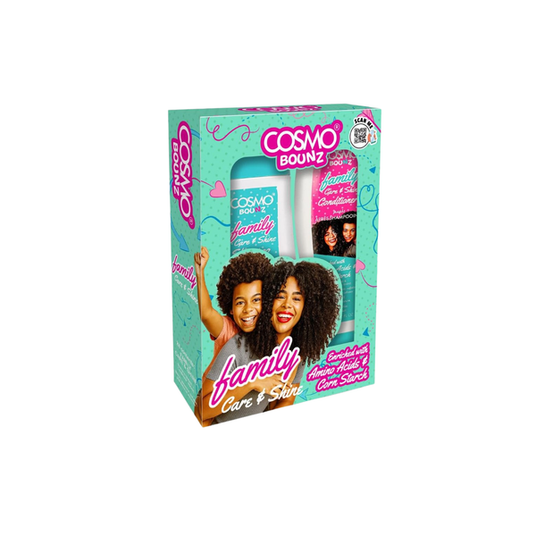 Cosmo Bounce Set: Care & Shine Shampoo and Balm 400ml
