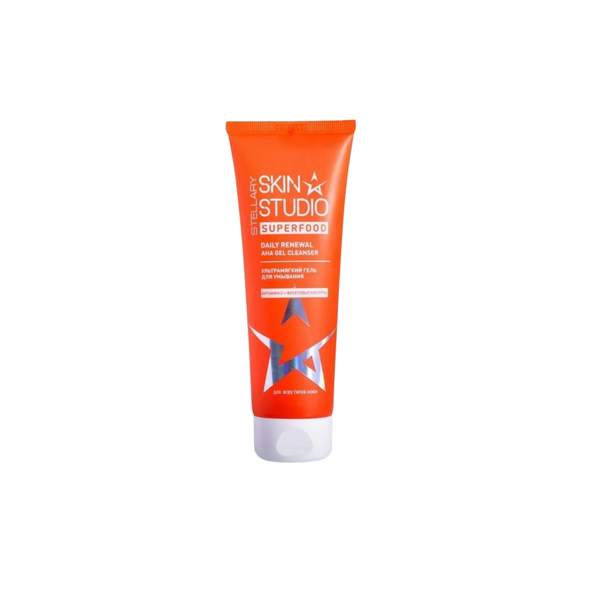 Stellary Stellary Skin Studio Super Food Daily Cleansing Gel for Skin Renewal with AHA Alpha Hydroxy Acids
