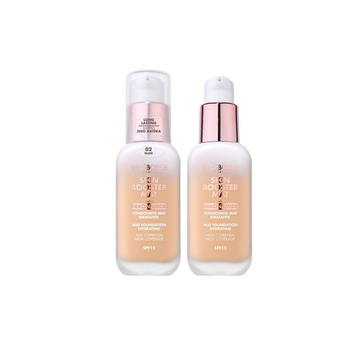 ديبورا ميلانو فاونديشن مات سكين بوستر SPF15 نياسيناميد 02