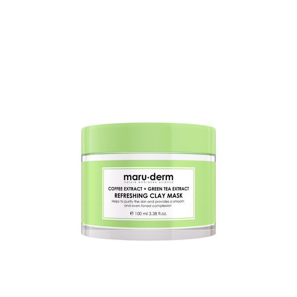 Maru Derm Fresh Clay Mask with Green Tea and Coffee Extract 100ml