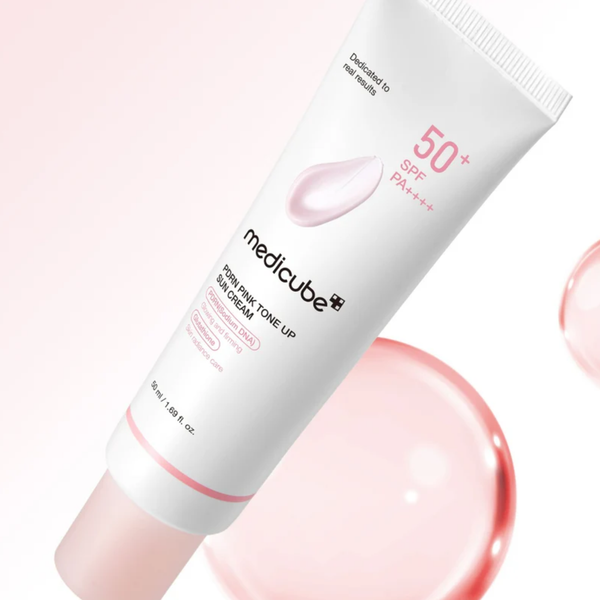 Medicube BDR كريم واقي شمس تون أب وردي SPF50