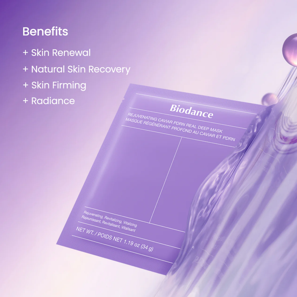 Biodance Deep Renewal Face Mask with Caviar and PDRN Purple