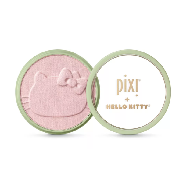 بيكسي + هيلو كيتي – بودرة هايلايتر مضغوطة لإشراقة ناعمة