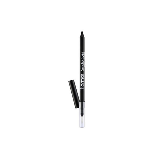Flormar قلم كحل أسود مقاوم للماء