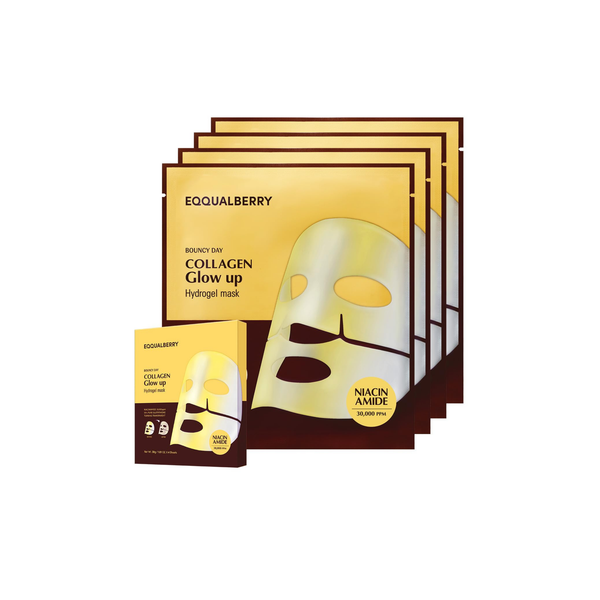 اكوالبيري اقنعة الوجه بالكولاجين و النياسيناميد لتفتيح الوجه _ العدد 4