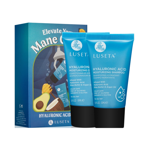 لوسيتا – مجموعة شامبو وبلسم حمض الهيالورونيك لترطيب الشعر