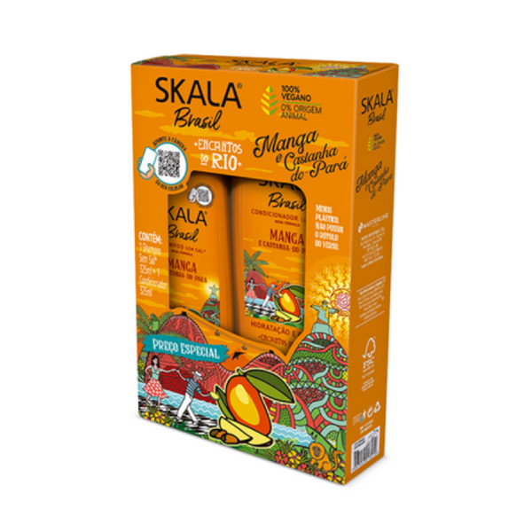 سكالا مجموعة شامبو وبلسم برازيل بخلاصه المانجو 2×325 مل
