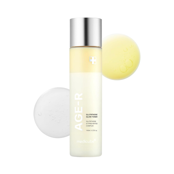 ميديكيوب تونر ثنائي طبقات بالغلوتاثيون والببتيدات – 140 مل