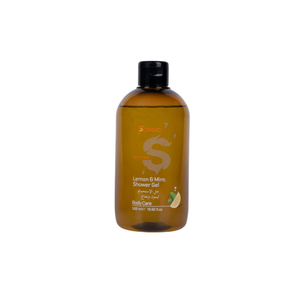 Savoo جل استحمام ليمون ونعناع 500ml