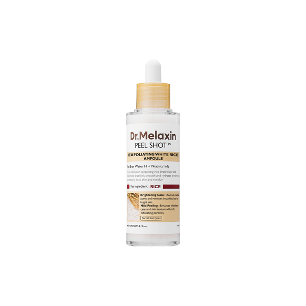Dr Melaxin White Rice Exfoliating Peel Shot Ampoule 80ml