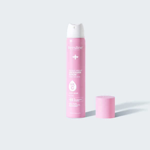 Beesline Vitamin C Serum Deodorant and Skin Lightening Underarm - Rose Gold 150ml