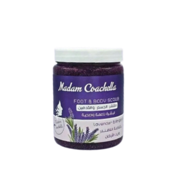 Madam Coachella Madam Coachella Body and Foot Scrub with Lavender Extract and Argan Oil 1kg