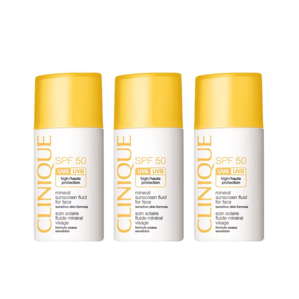 كلينيك سيت ثلاثية واقي شمسي بعامل حماية SPF 50