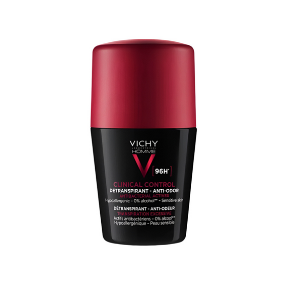 Vichy Roll-On Deodorant 96h Clinical Control for Men