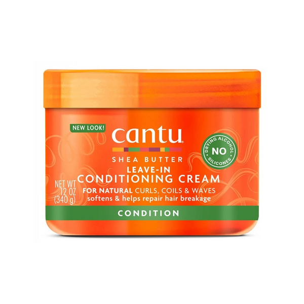 Cantu Shea Butter Leave-In Conditioning Cream 340g كانتو كريم بلسم يترك على الشعر بزبدة الشيا