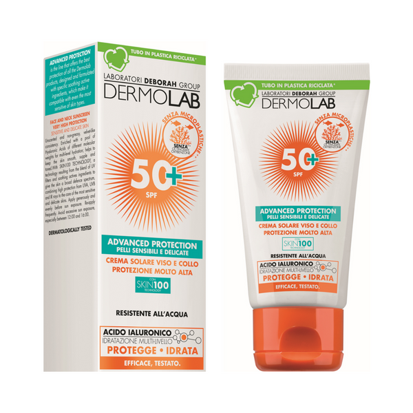 ديرمولاب كريم شمس للوجه والرقبة حماية عالية للبشرة الحساسة SPF 50+