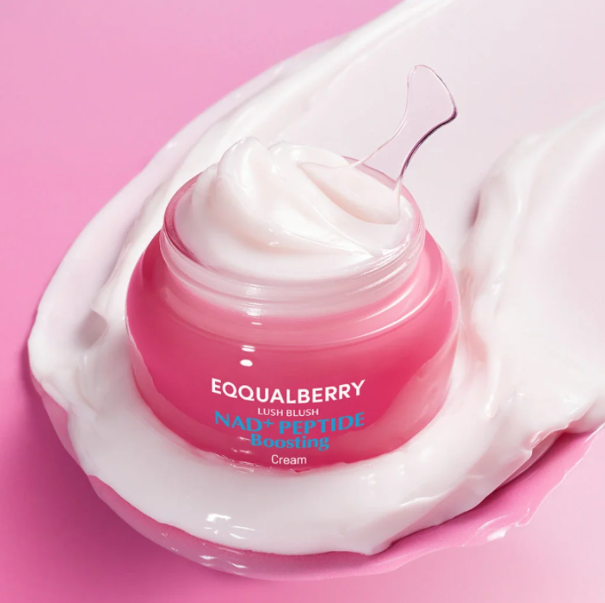 Eqqualberry كريم شد وتفتيح مع الببتيد وNAD