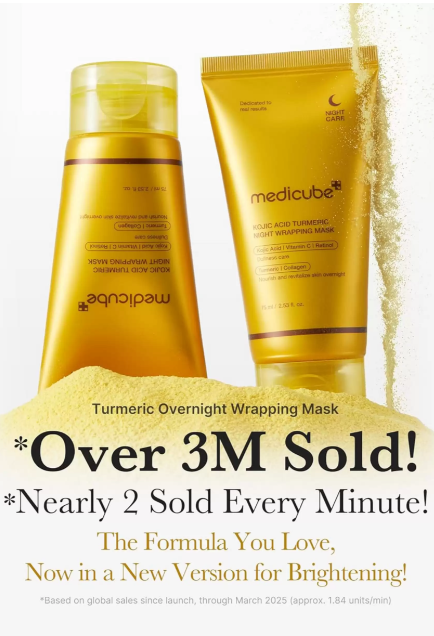 Night Mask for Brightening and Evening Skin Tone with Kojic Acid and Turmeric