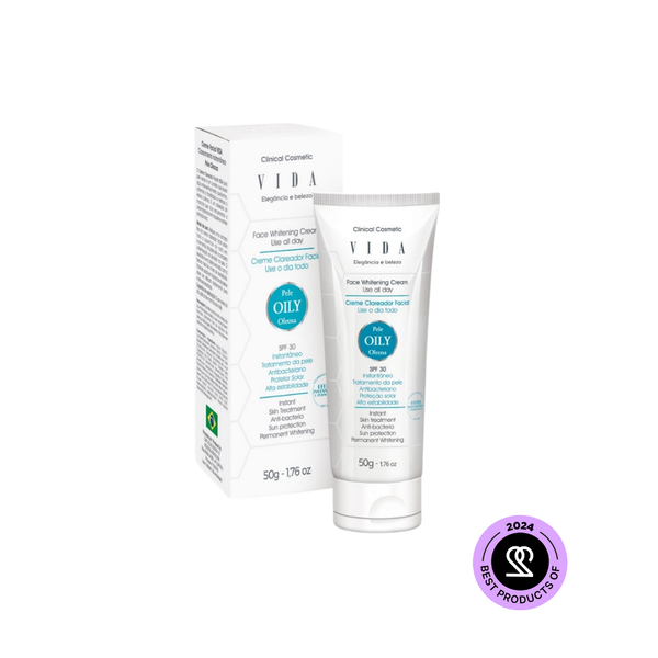 فيدا كريم تبييض الوجه مع نسبة واقي عامل حماية من الشمس ٣٠- ٥٠ مل