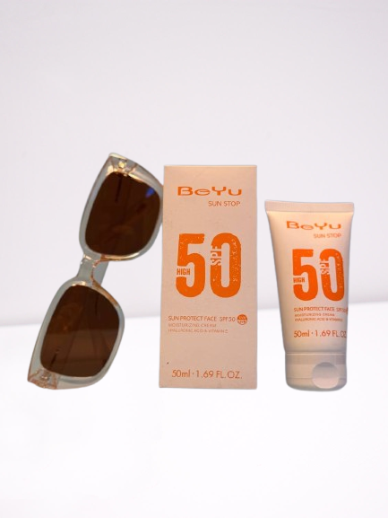 beyu gold sunglasses