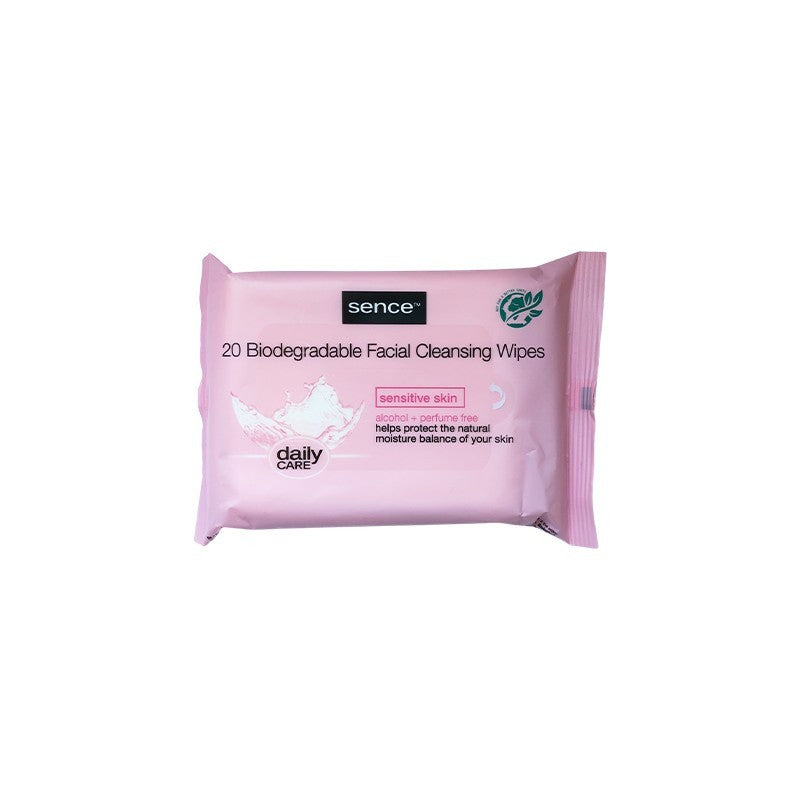 Sence Beauty Face Cleansing Wipes Sensitive Skin 20pcs feel22iraq