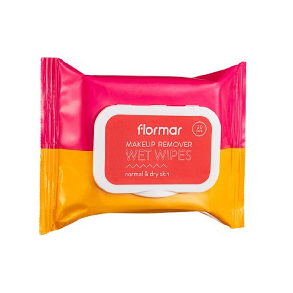 Flormar Wet Wipes Normal & Dry Skin مناديل مبللة لازالة المكياج من فلورمار