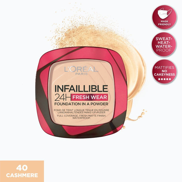 Feel22 Iraq - Loreal Infallible 24H Fresh Wear Foundation In A Powder