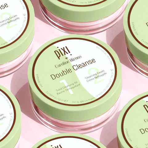Pixi Double Cleanse زيت تنظيف صلب + كريم تنظيف