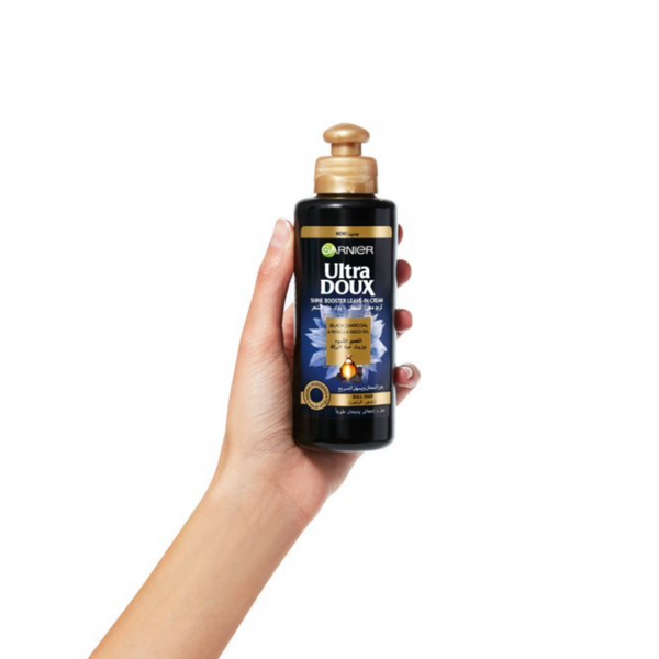 Garnier Ultra Doux Leave-in Hair Nourishing Cream with Charcoal