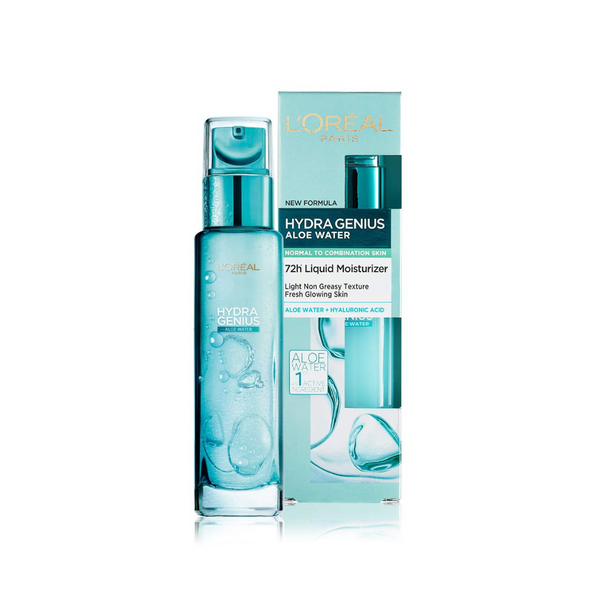 L' Oreal Paris Hydragenius Moisturizer with Aloe Vera Extract for normal and combination skin