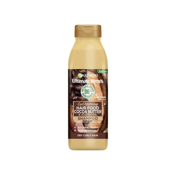 Garnier Ultra Doux Cocoa Butter Shampoo for Dry and Frizzy Hair 350 ml